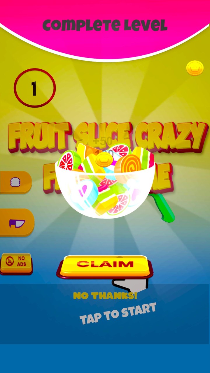 Fruit Slice Crazy Fruits Game screenshot image 4_Popularmodapk.com