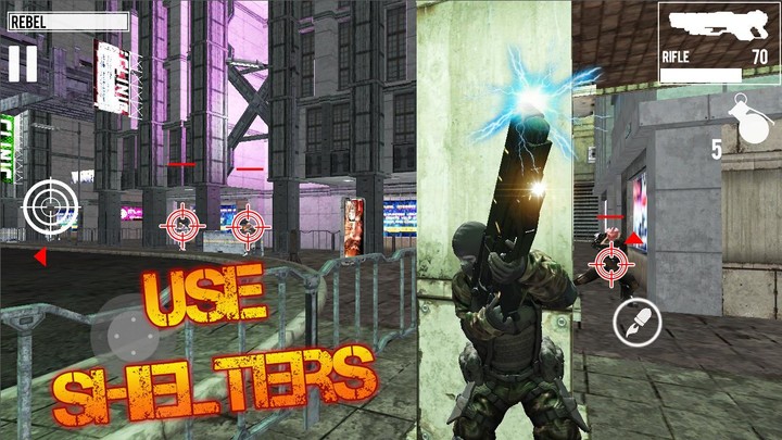 Cyber Force Strike: Shooting Games 3D screenshot image 5_Popularmodapk.com