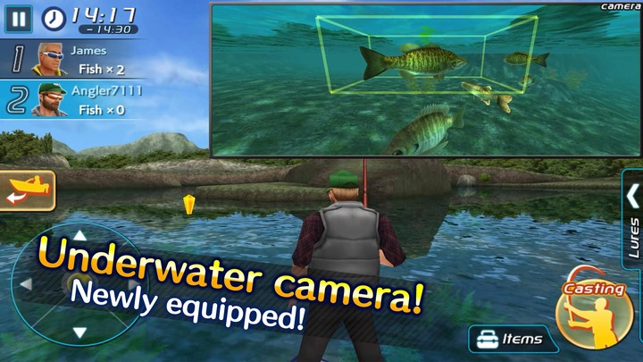 Bass Fishing 3D II screenshot image 3_Popularmodapk.com