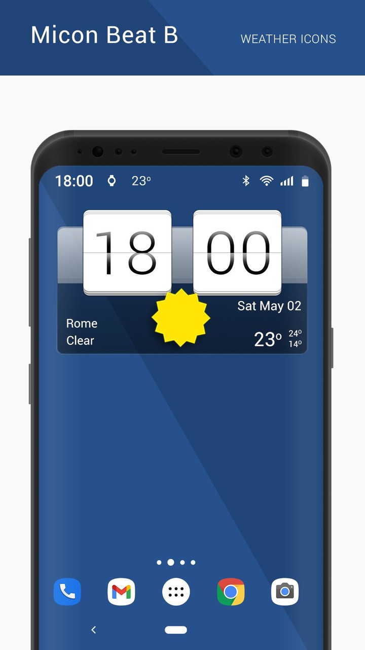 Micon Beat B weather icons screenshot image 8_Popularmodapk.com