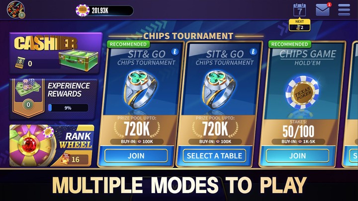 Texas Poker Hit  - Cards Game screenshot image 3_Popularmodapk.com