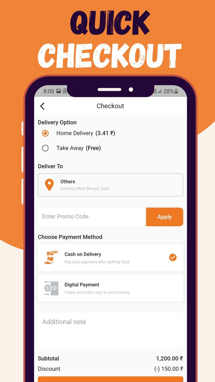 Faastplace Food delivery App screenshot image 28_Popularmodapk.com