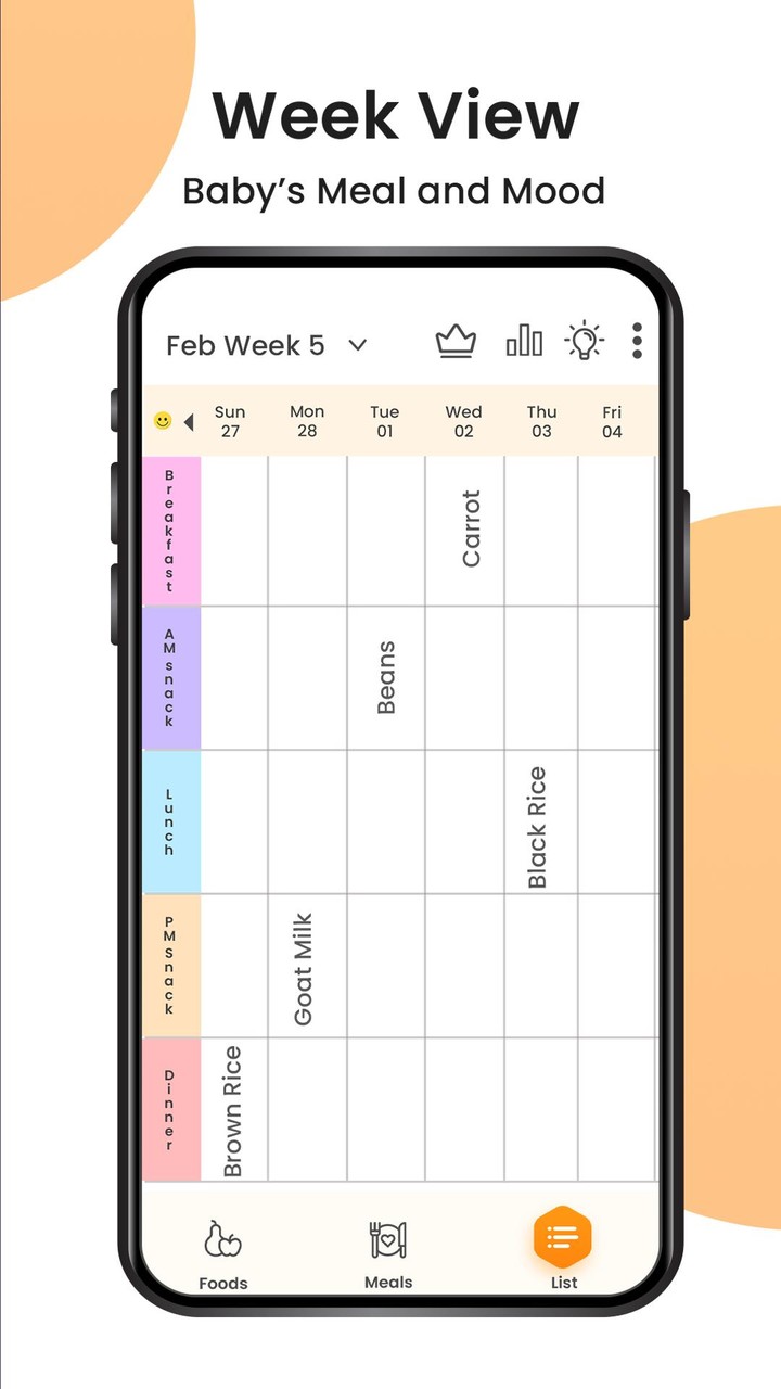 Baby Food Tracker with Guide screenshot image 5_Popularmodapk.com