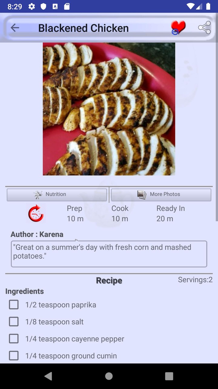 Heart Healthy Recipes screenshot image 4_Popularmodapk.com