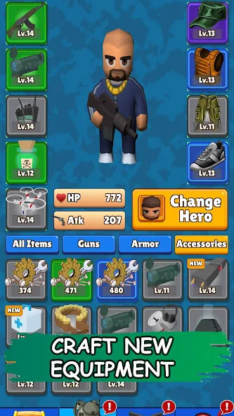 Archer Memoirs: Zombie Survival RPG Shooter (Unlimited Diamonds) screenshot image 3_Popularmodapk.com