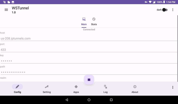 WSTunnel screenshot image 13_Popularmodapk.com