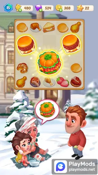 Happy Merge Cafe:Save The Girl<span>(Unlimited coins)</span> screenshot image 5_Popularmodapk.com
