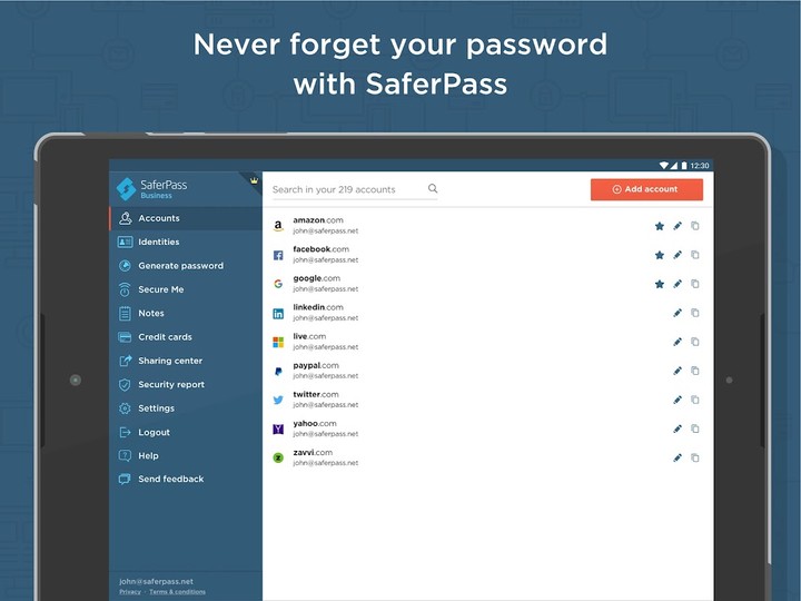 SaferPass Business Premium screenshot image 1_Popularmodapk.com