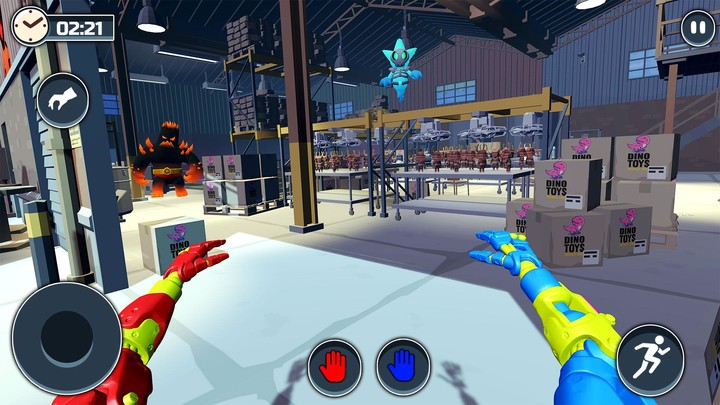 Blue Monster Scary Toy Factory screenshot image 4_Popularmodapk.com