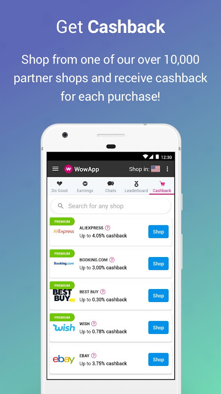 WowApp - Earn. Share. Do Good screenshot image 9_Popularmodapk.com