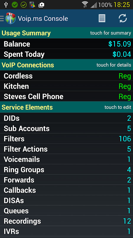 VoIP.ms Console screenshot image 1_Popularmodapk.com