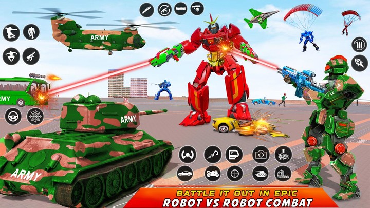 Army Bus Robot Car Game 3d screenshot image 4_Popularmodapk.com