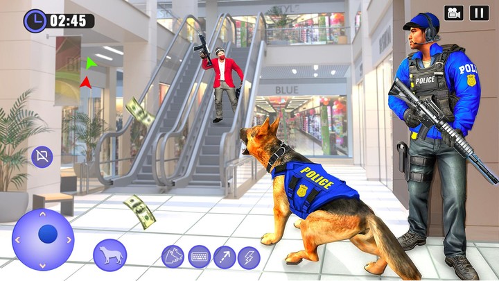 US Police Dog Mall Crime Chase screenshot image 2_Popularmodapk.com