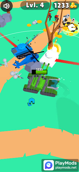 Tank Commander: Army Survival<span>(no  ads)</span> screenshot image 2_Popularmodapk.com