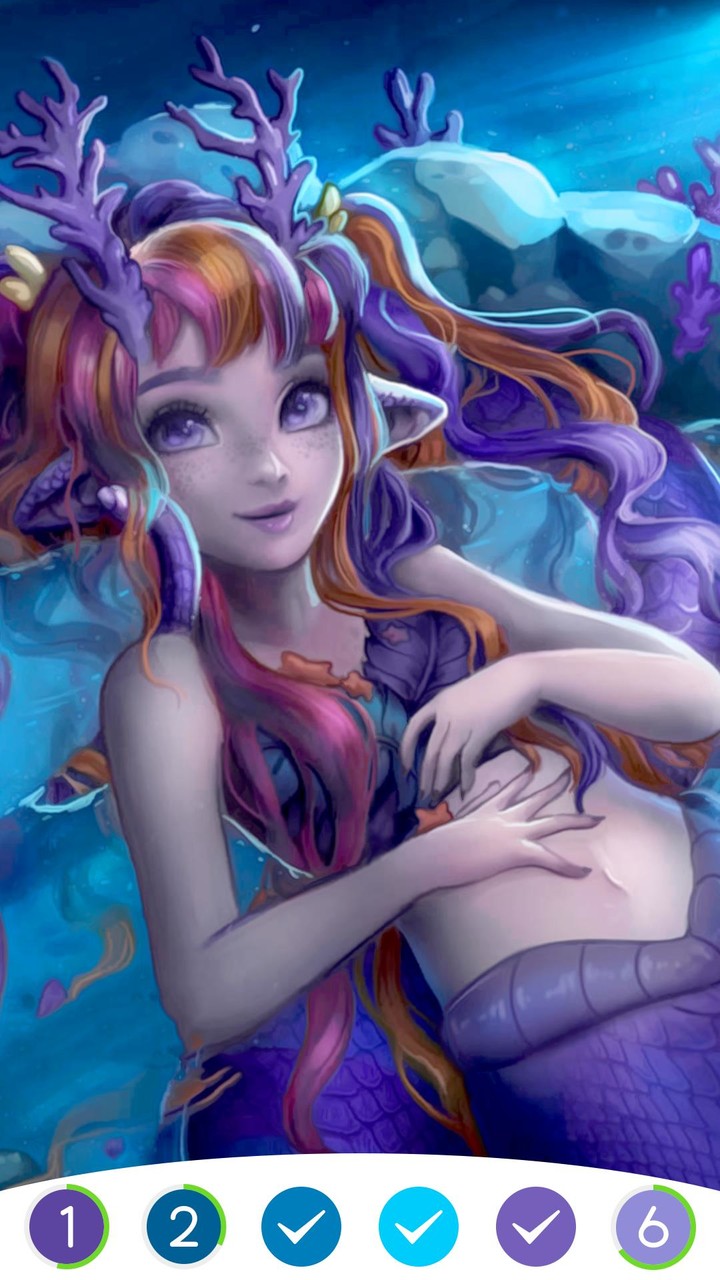 BLUE: Rainbow Color Coloring screenshot image 2_Popularmodapk.com