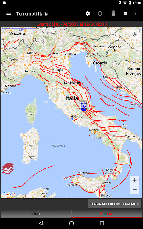 Terremoti Italia screenshot image 13_Popularmodapk.com