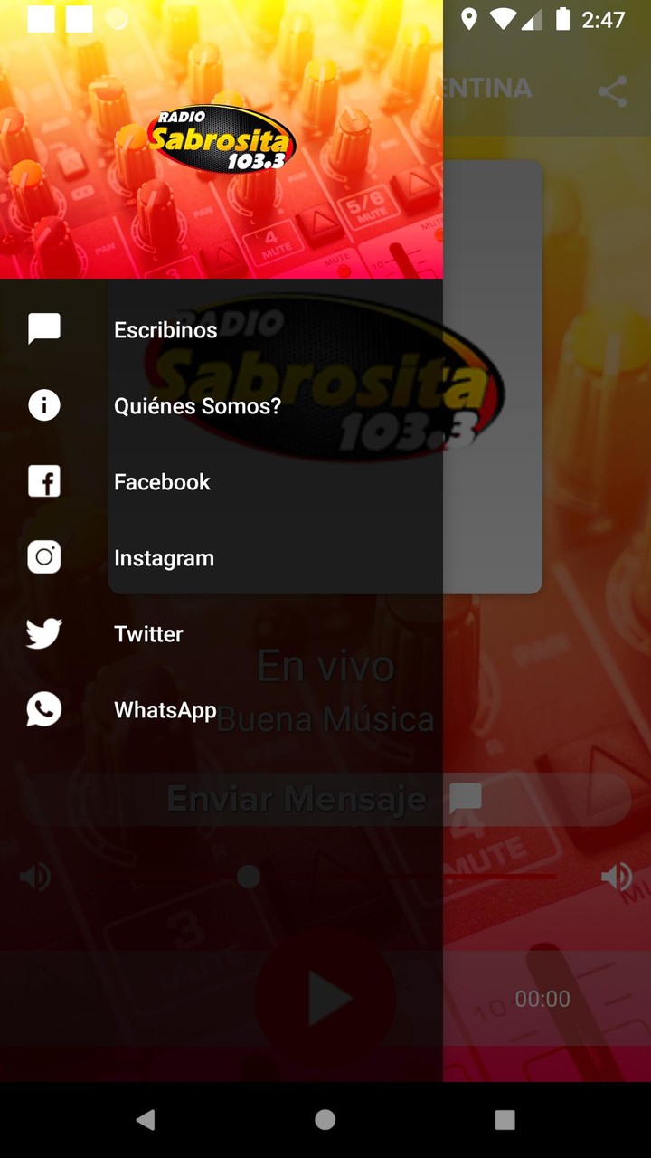 RADIO SABROSITA ARGENTINA screenshot image 2_Popularmodapk.com