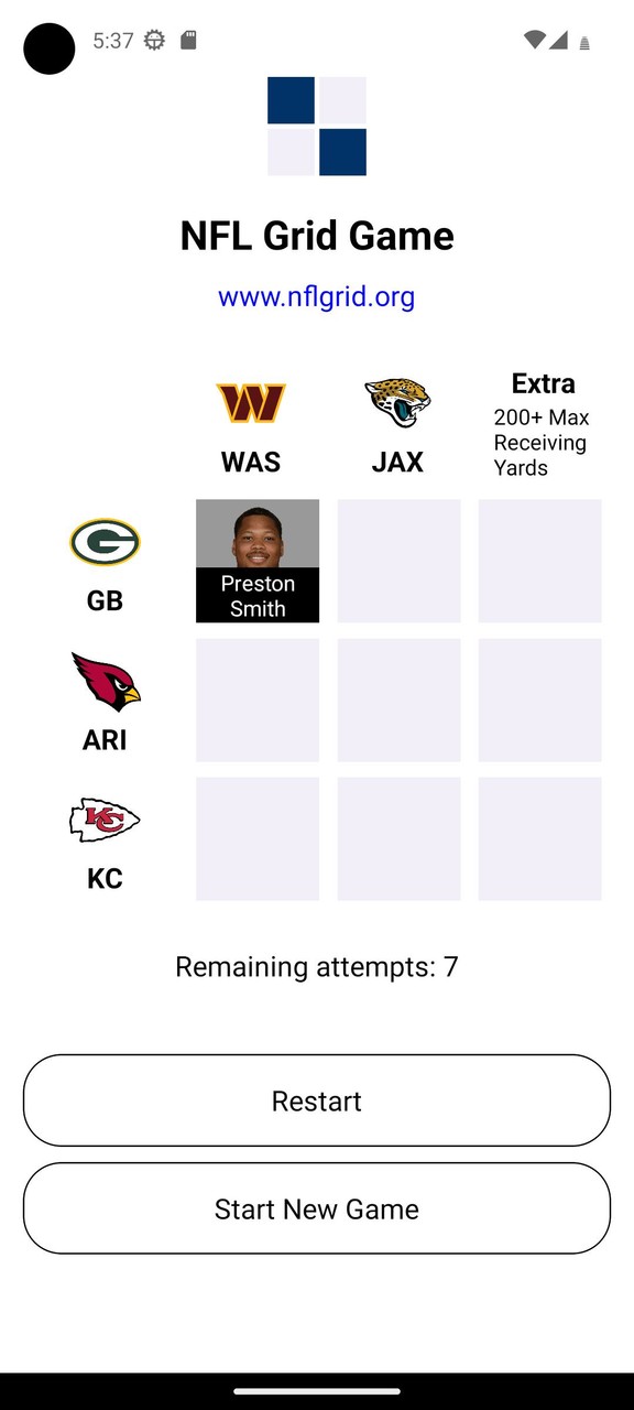 NFL Grid screenshot image 3_Popularmodapk.com