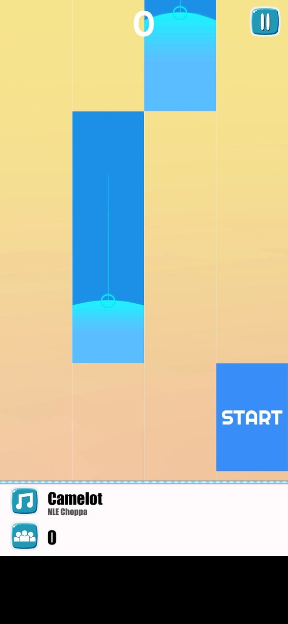 NLE Choppa Music Tiles Game screenshot image 2_Popularmodapk.com