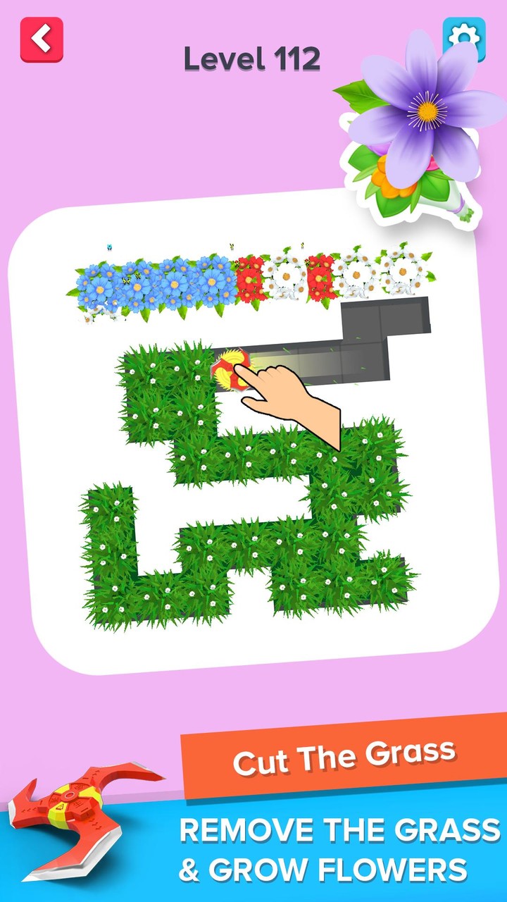 Grass Cut Master Relaxing Game screenshot image 5_Popularmodapk.com
