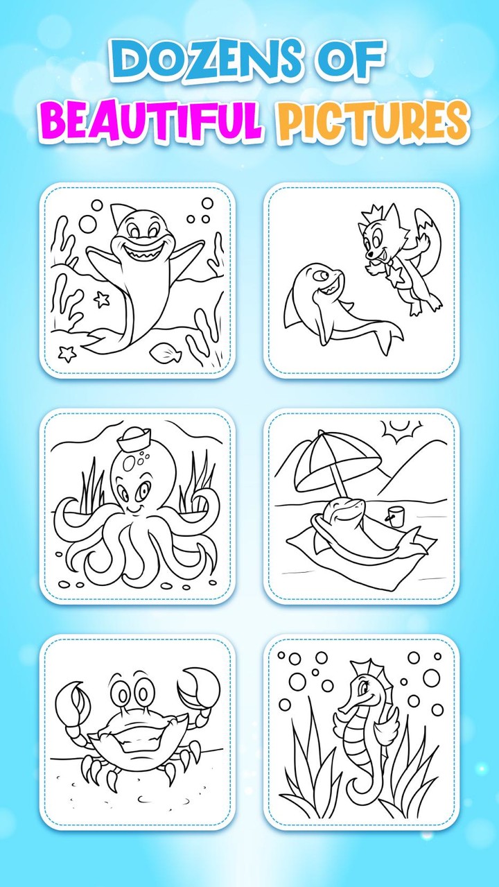 Baby Shark Coloring and Drawing For kids screenshot image 8_Popularmodapk.com