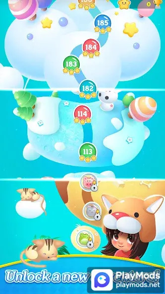 Bubble Shooter : Animals Pop<span>(Unlimited Currency)</span> screenshot image 3_Popularmodapk.com
