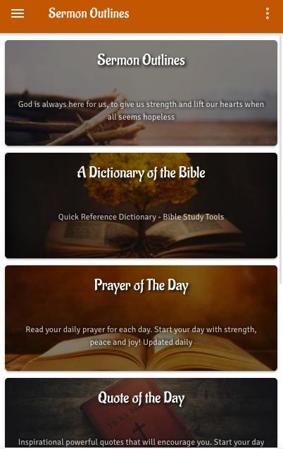 Sermon Outlines screenshot image 1_Popularmodapk.com