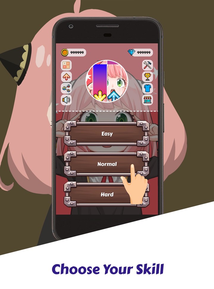 Spy X Family Game Piano Tiles screenshot image 2_Popularmodapk.com