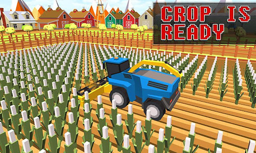 Blocky Plow Farming Harvester<span>(Unlimited money)</span> screenshot image 2_Popularmodapk.com