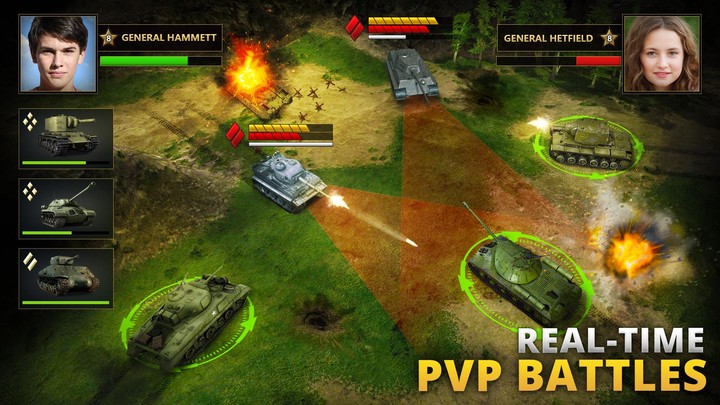Tanks Charge: Online PvP Arena screenshot image 1_Popularmodapk.com