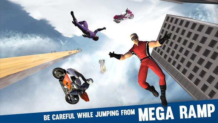 Super Hero Bike Mega Ramp screenshot image 3_Popularmodapk.com
