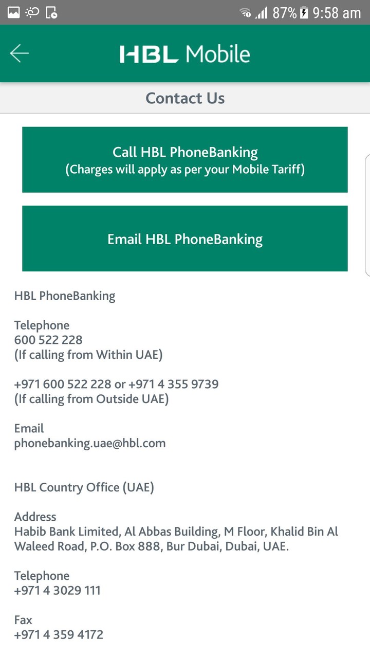 HBL Mobile (UAE) screenshot image 3_Popularmodapk.com