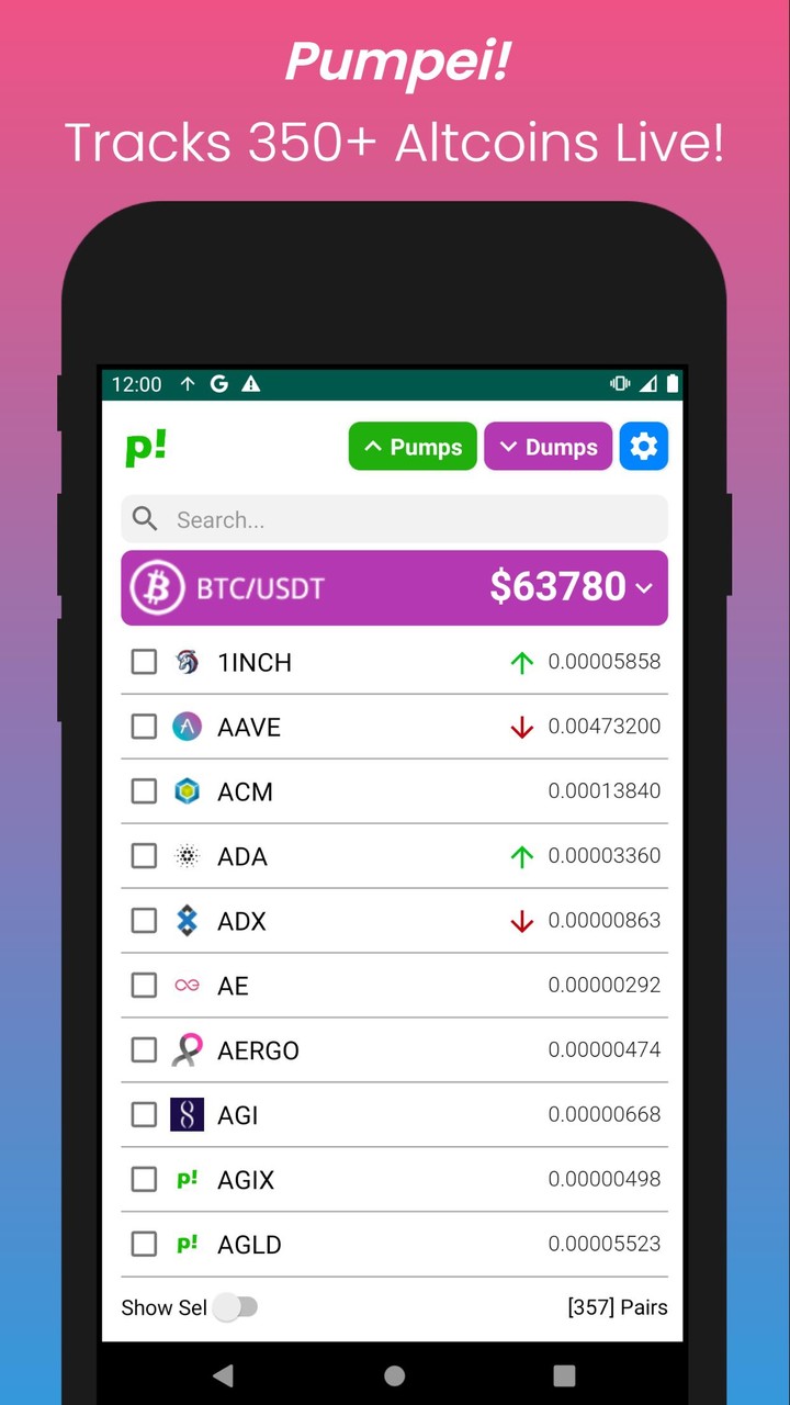 Pumpei! BTC Crypto Pump Finder screenshot image 2_Popularmodapk.com
