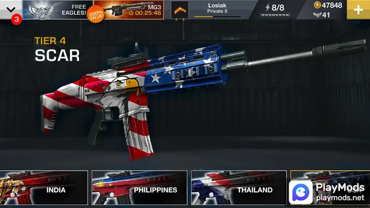 Major GUN(Unlimited Currency) screenshot image 3_Popularmodapk.com