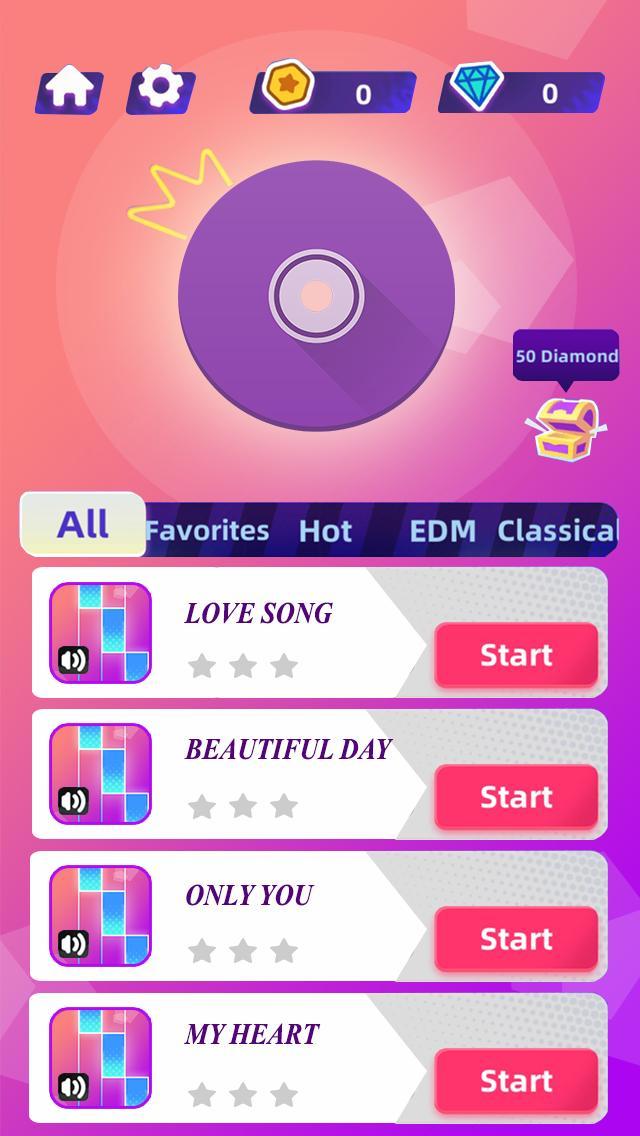 Eva Bravo Piano Tiles screenshot image 1_Popularmodapk.com