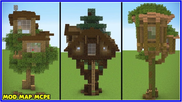 Tree House Craft Map for MCPE screenshot image 3_Popularmodapk.com
