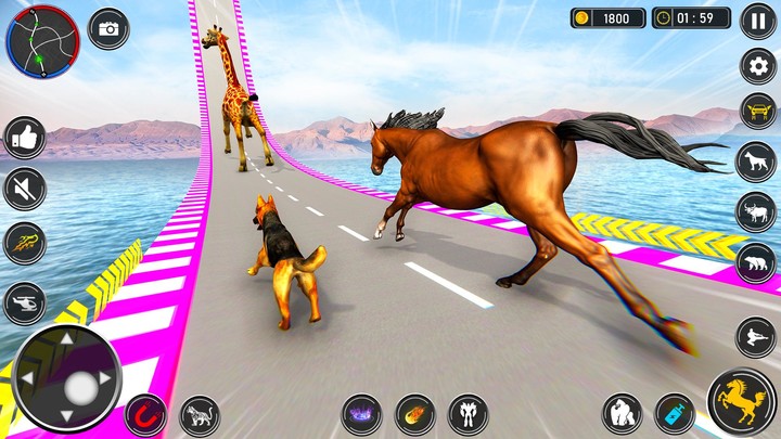 GT Animal Stunt Simulator 3D screenshot image 2_Popularmodapk.com