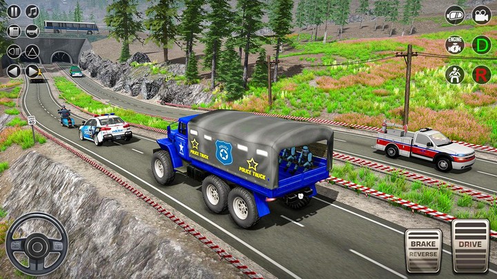 Offroad Police Truck Driver 3D screenshot image 2_Popularmodapk.com