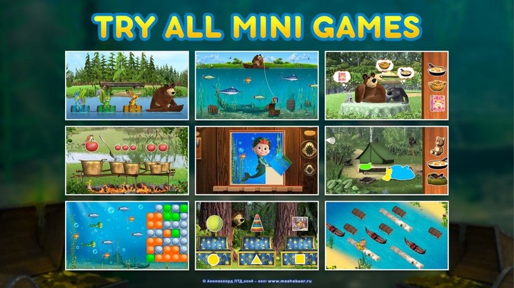 Masha and the Bear: Water game screenshot image 2_Popularmodapk.com