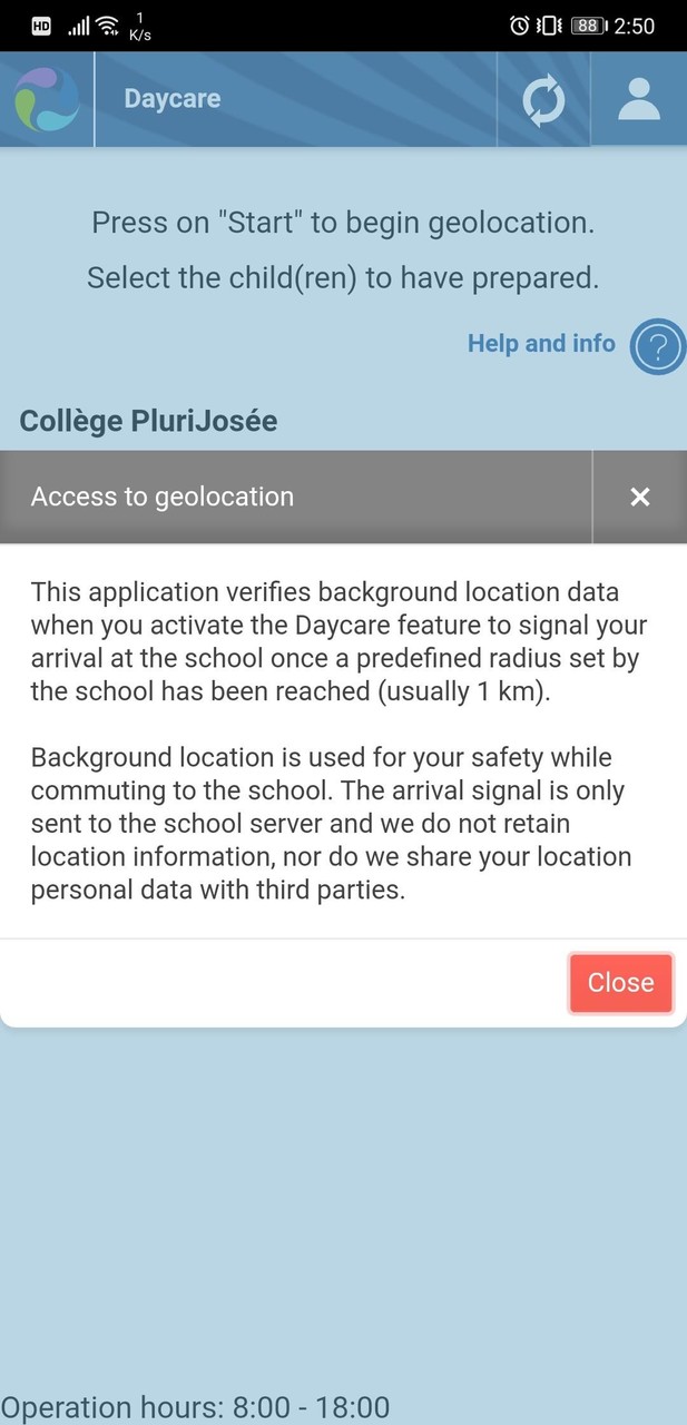 Pluriportail  Service de garde screenshot image 1_Popularmodapk.com