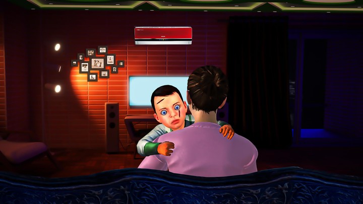 Scary Baby Dark Yellow House screenshot image 2_Popularmodapk.com