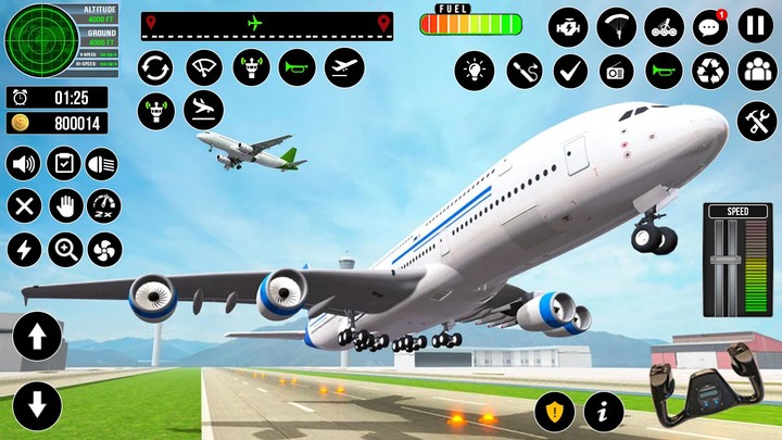 Airplane real flight simulator screenshot image 2_Popularmodapk.com