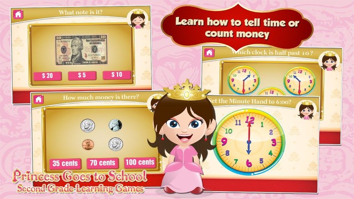 Princess Second Grade Games screenshot image 3_Popularmodapk.com