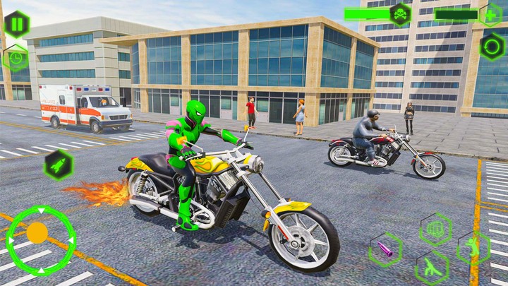 Rope Ninja Hero city rescue survival game screenshot image 4_Popularmodapk.com