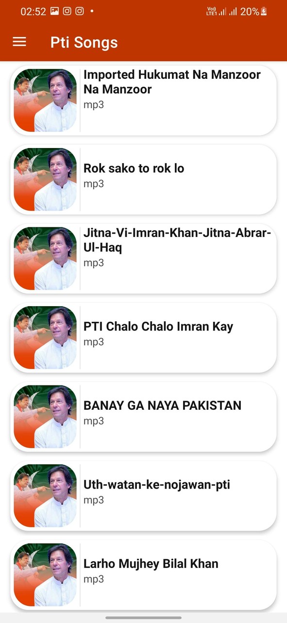 PTI Songs (Imran Khan) screenshot image 3_Popularmodapk.com