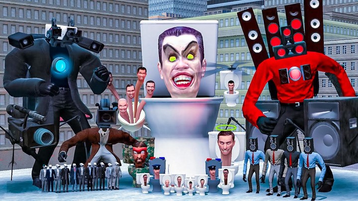 Fusion War: Skibidy vs Kamera screenshot image 1_Popularmodapk.com