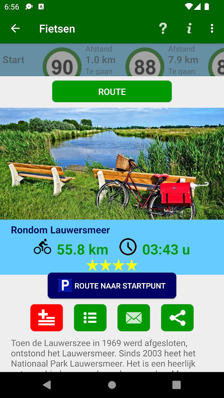 Fietsknoop bike and hiking app screenshot image 6_Popularmodapk.com