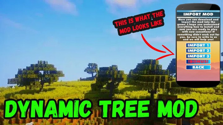 Dynamic Tree Mod For Minecraft screenshot image 8_Popularmodapk.com