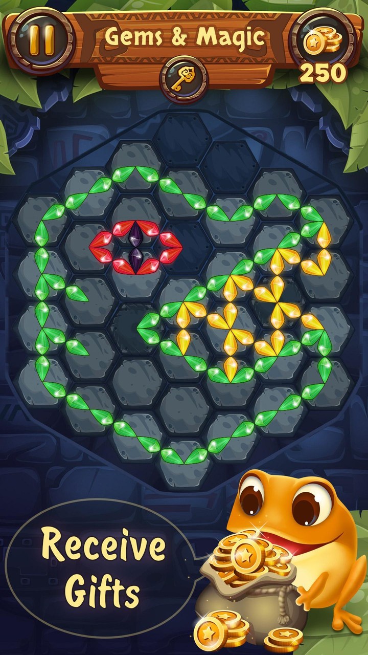 Gems & Magic adventure puzzle screenshot image 3_Popularmodapk.com