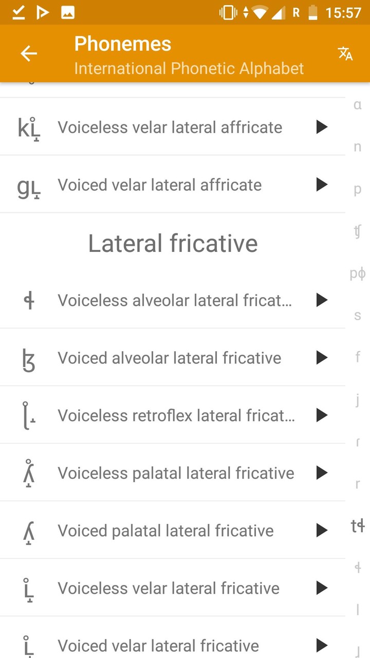 Phonemes: IPA chart screenshot image 8_Popularmodapk.com